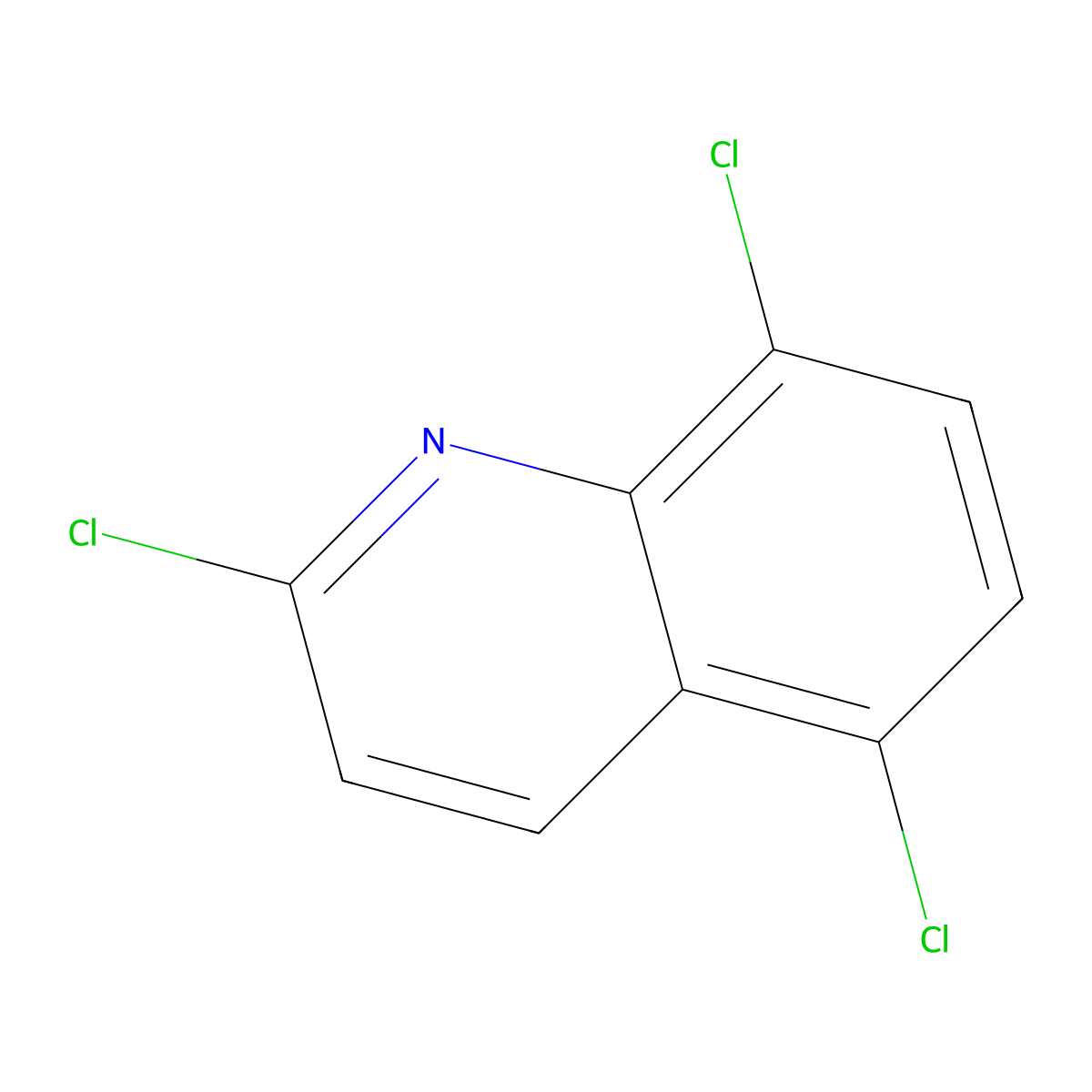 2,5,8-Trichloroquinoline molecular structure, CAS 1343067-49-1