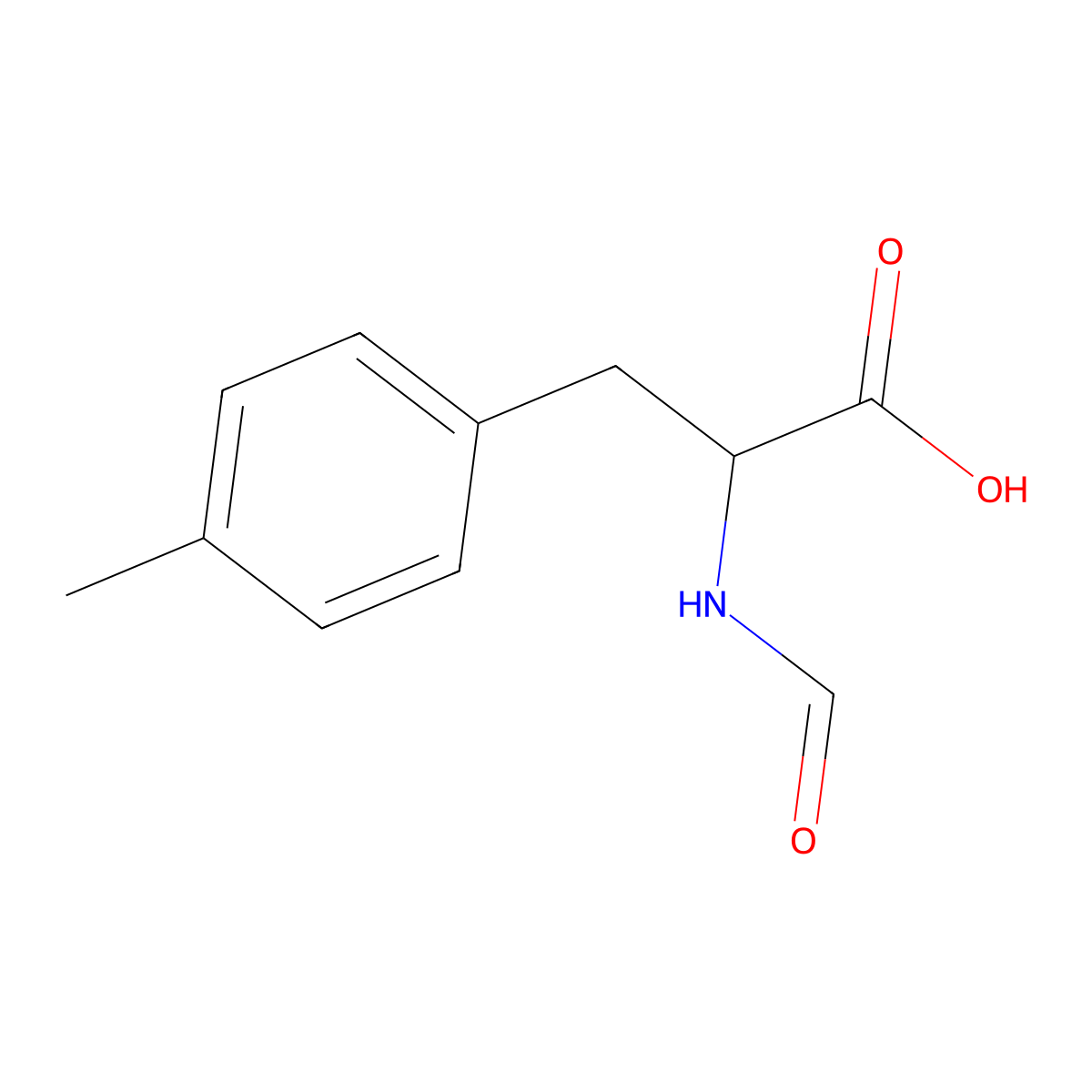 2-Formamido-3-(4-methylphenyl)propanoic acid molecular structure, CAS 1343081-48-0