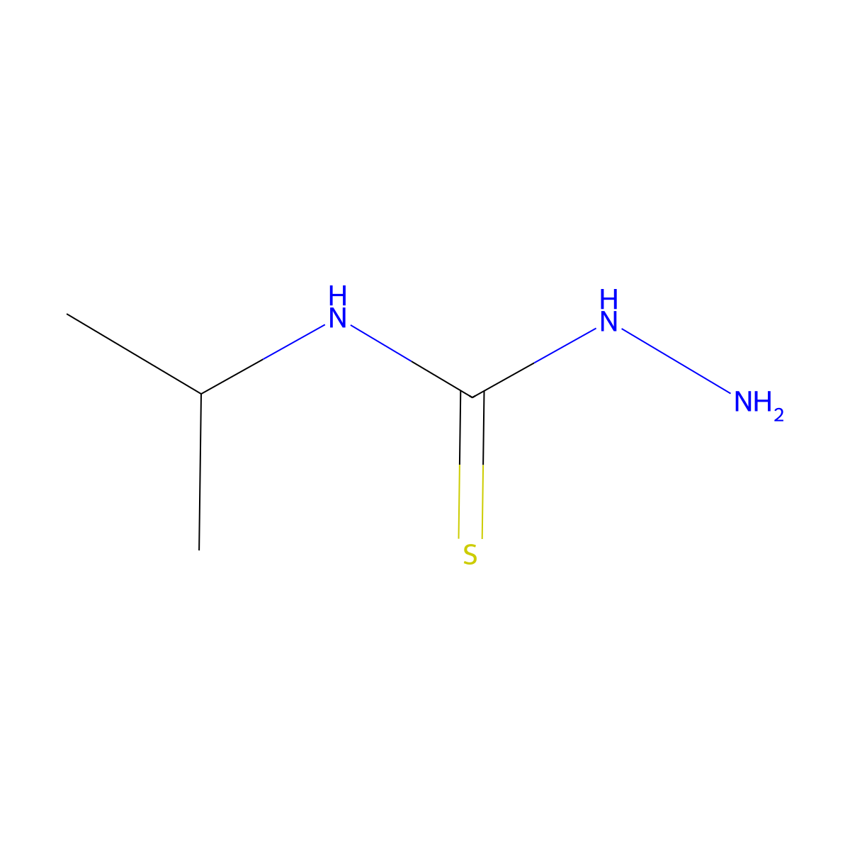 4-Isopropyl-3-thiosemicarbazide molecular structure, CAS 13431-36-2