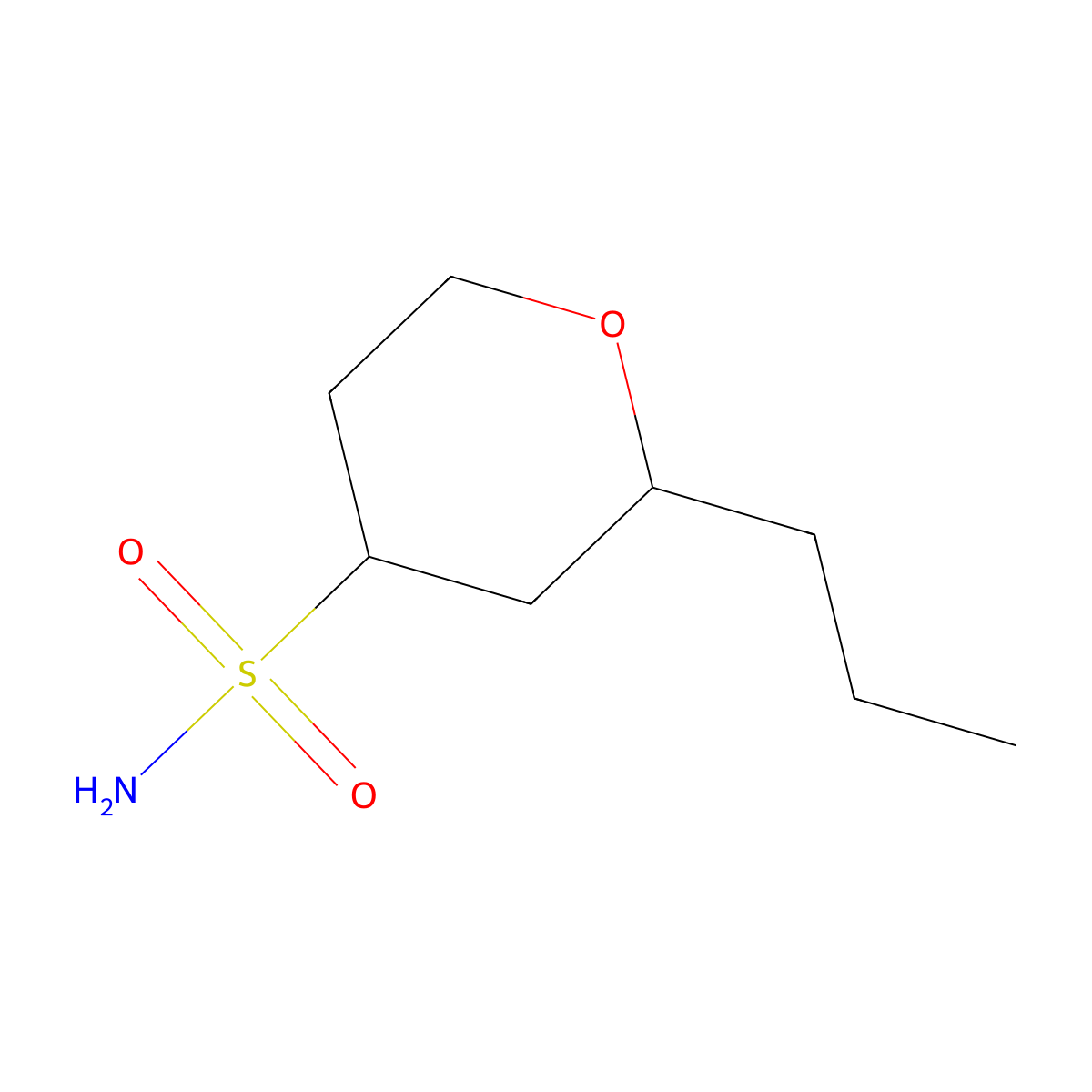 2-Propyloxane-4-sulfonamide molecular structure, CAS 1343104-95-9