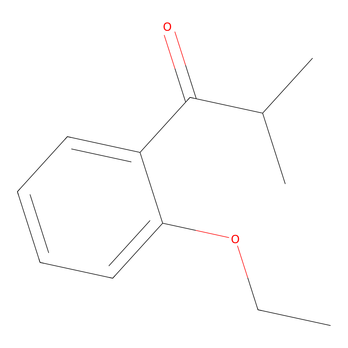 1-(2-Ethoxyphenyl)-2-methylpropan-1-one molecular structure, CAS 1343116-66-4