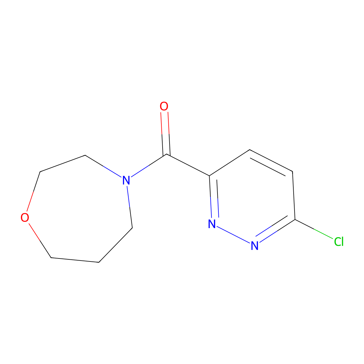 4-(6-Chloropyridazine-3-carbonyl)-1,4-oxazepane molecular structure, CAS 1343144-27-3