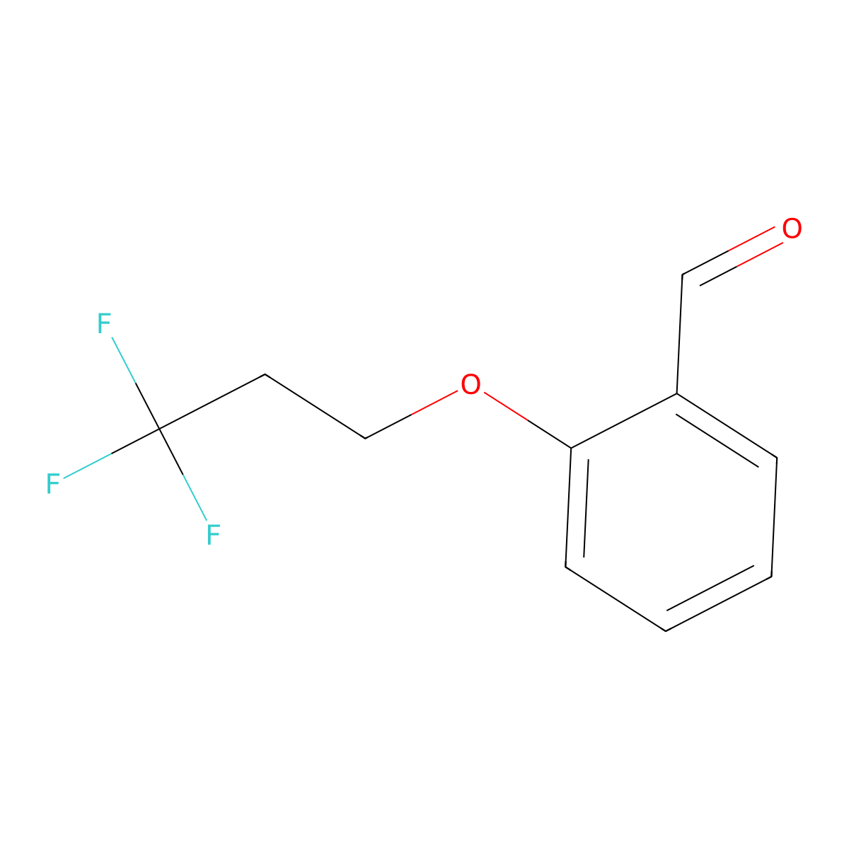 2-(3,3,3-Trifluoropropoxy)benzaldehyde molecular structure, CAS 1343145-49-2