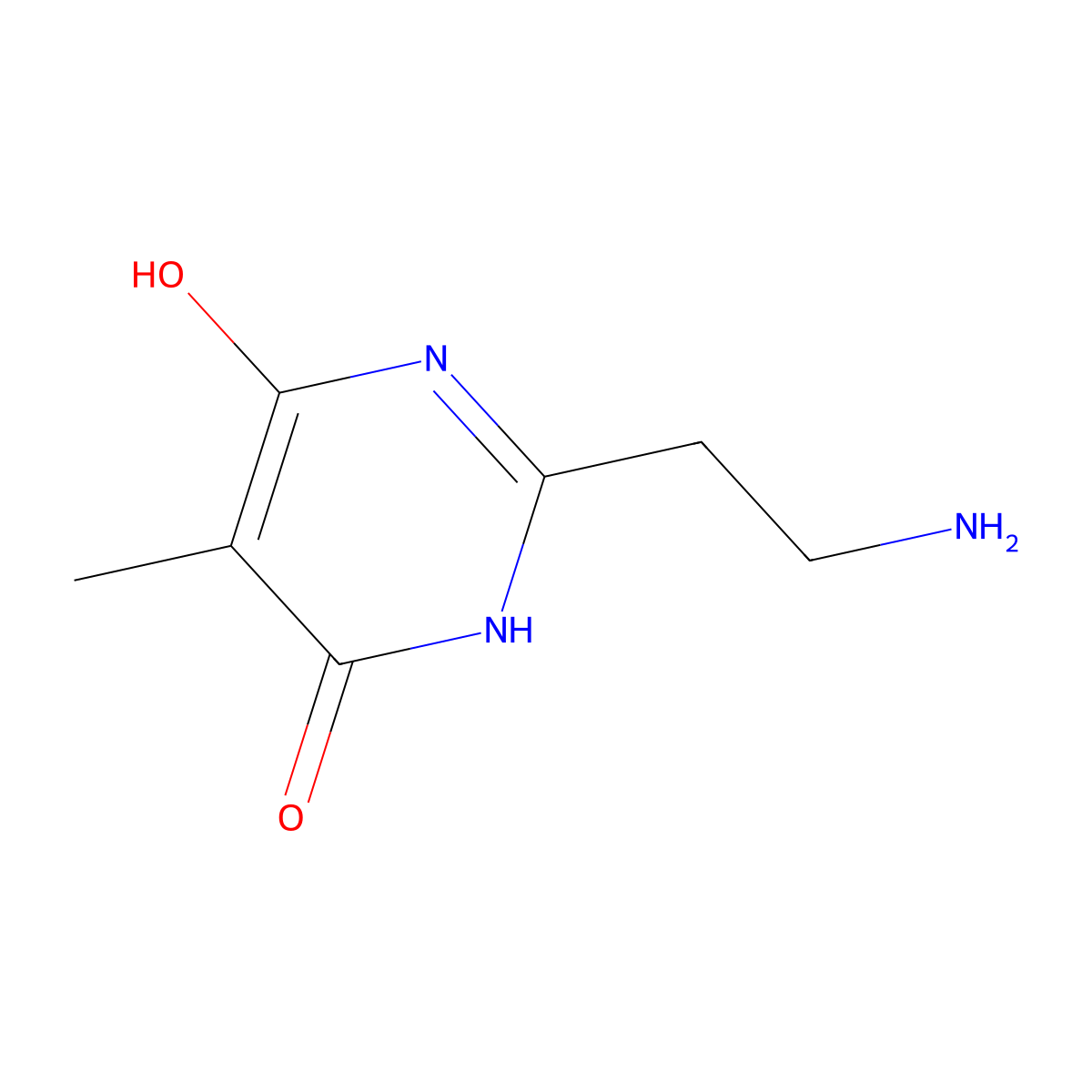 2-(2-Aminoethyl)-6-hydroxy-5-methyl-3,4-dihydropyrimidin-4-one molecular structure, CAS 1343150-84-4