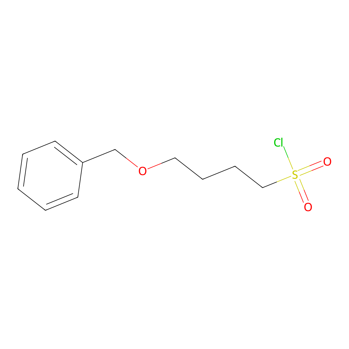 4-(Benzyloxy)butane-1-sulfonyl chloride molecular structure, CAS 1343151-95-0