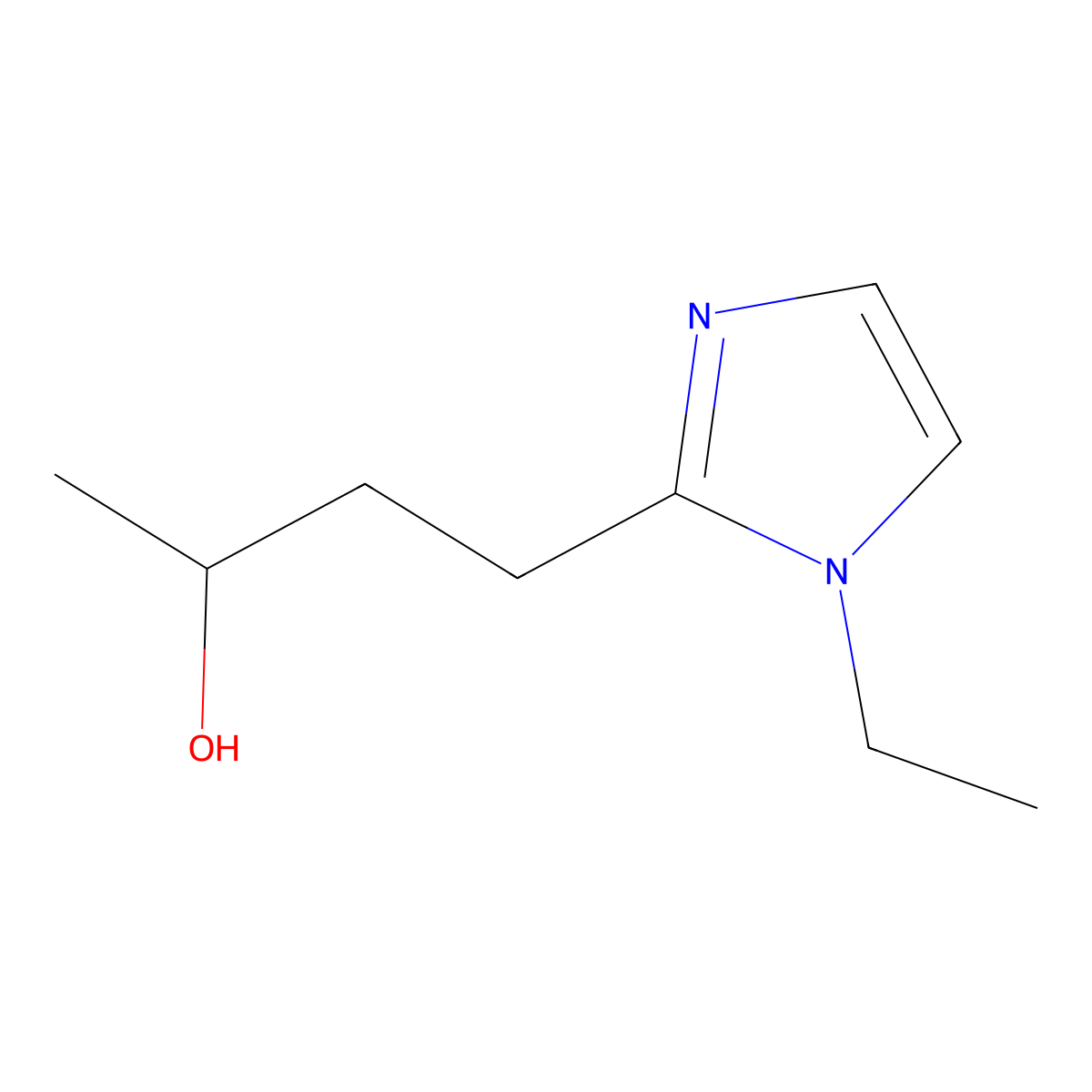 4-(1-Ethyl-1h-imidazol-2-yl)butan-2-ol molecular structure, CAS 1343179-83-8