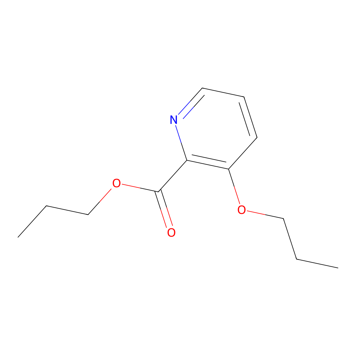 Propyl 3-Propoxypyridine-2-carboxylate molecular structure, CAS 134319-22-5