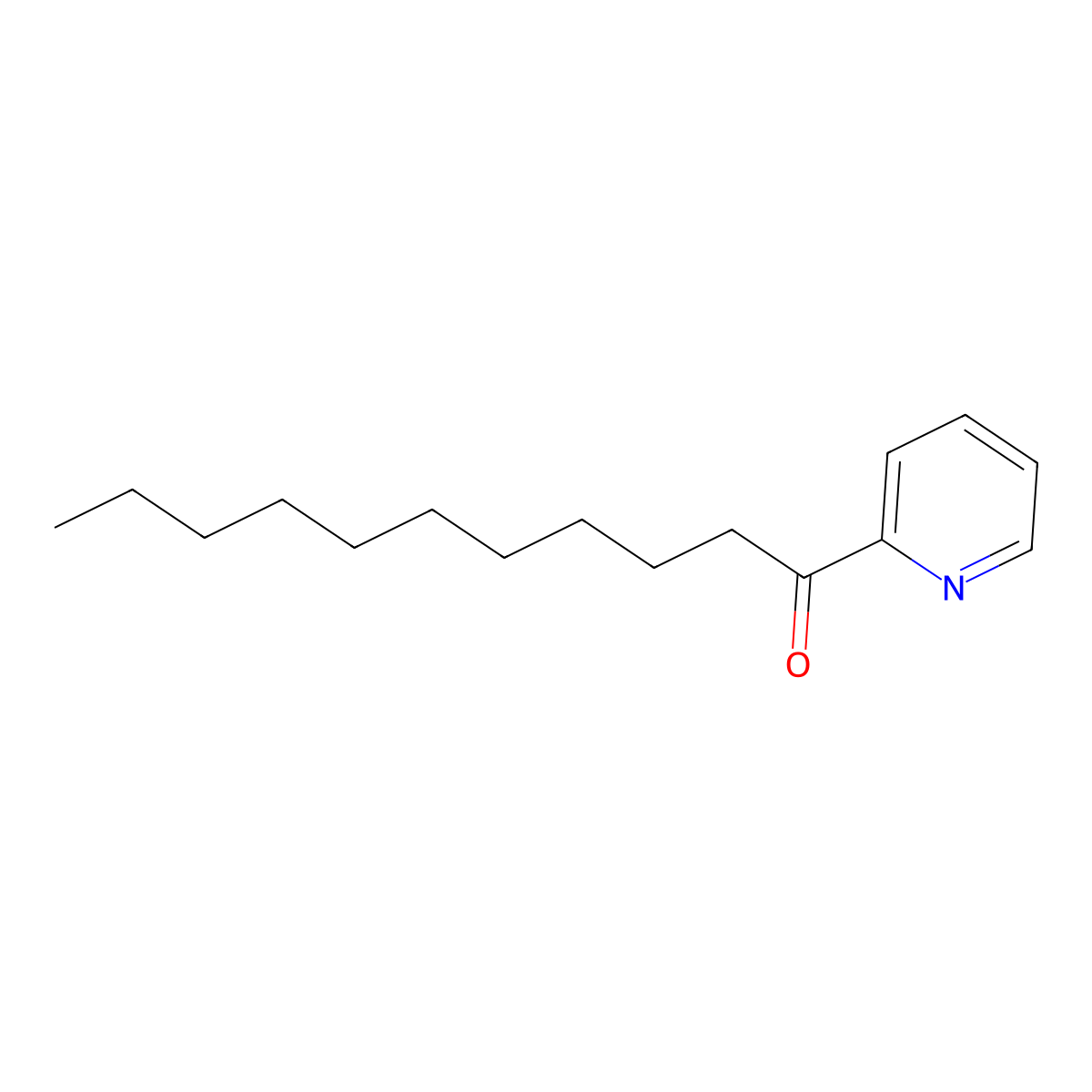 2-Undecanoylpyridine molecular structure, CAS 134319-42-9