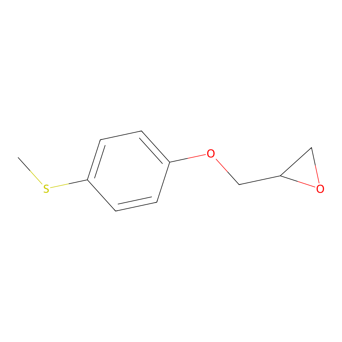 2-{[4-(Methylsulfanyl)phenoxy]methyl}oxirane molecular structure, CAS 1343235-66-4