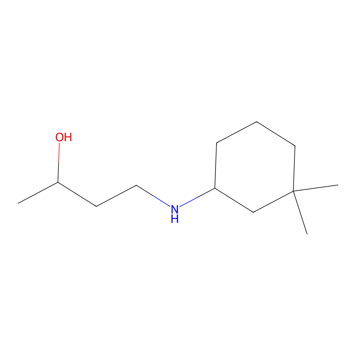 4-[(3,3-Dimethylcyclohexyl)amino]butan-2-ol molecular structure, CAS 1343236-94-1
