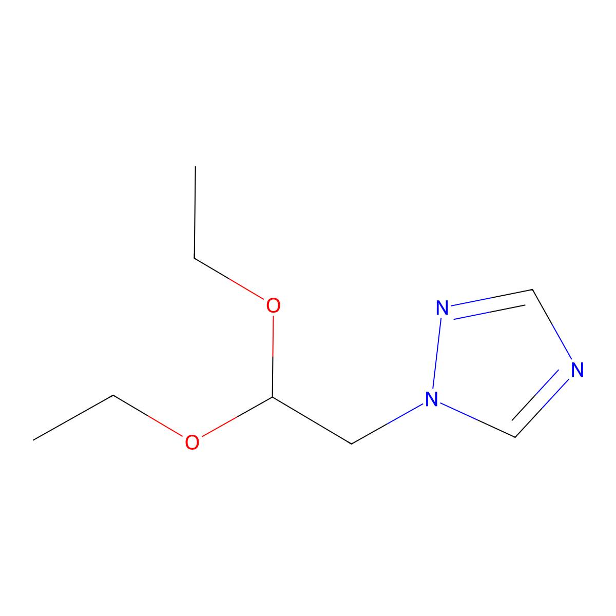 1-(2,2-diethoxyethyl)-1H-1,2,4-triazole molecular structure, CAS 1343256-66-5