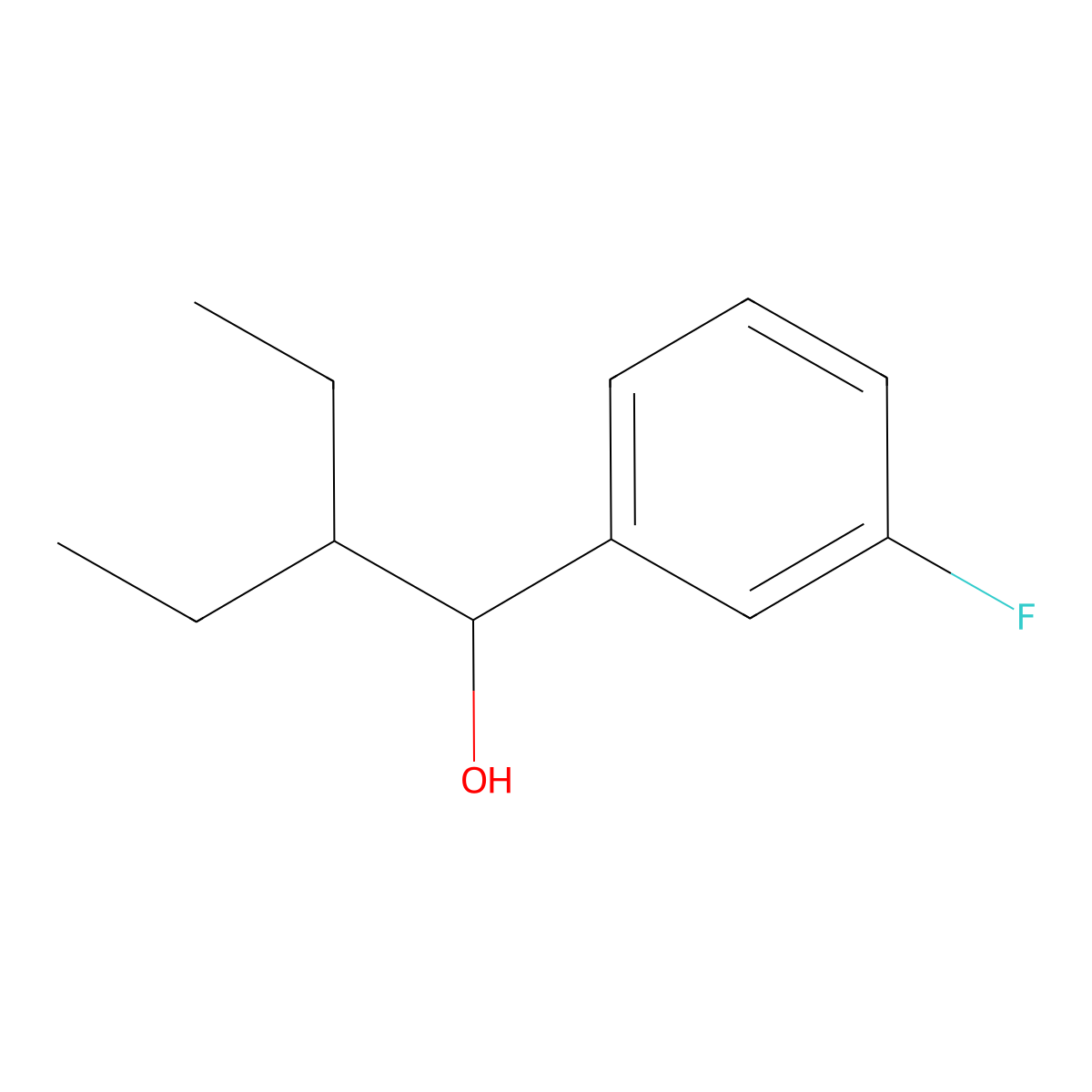 alpha-(1-Ethylpropyl)-3-fluorobenZenemethanol molecular structure, CAS 1343273-52-8