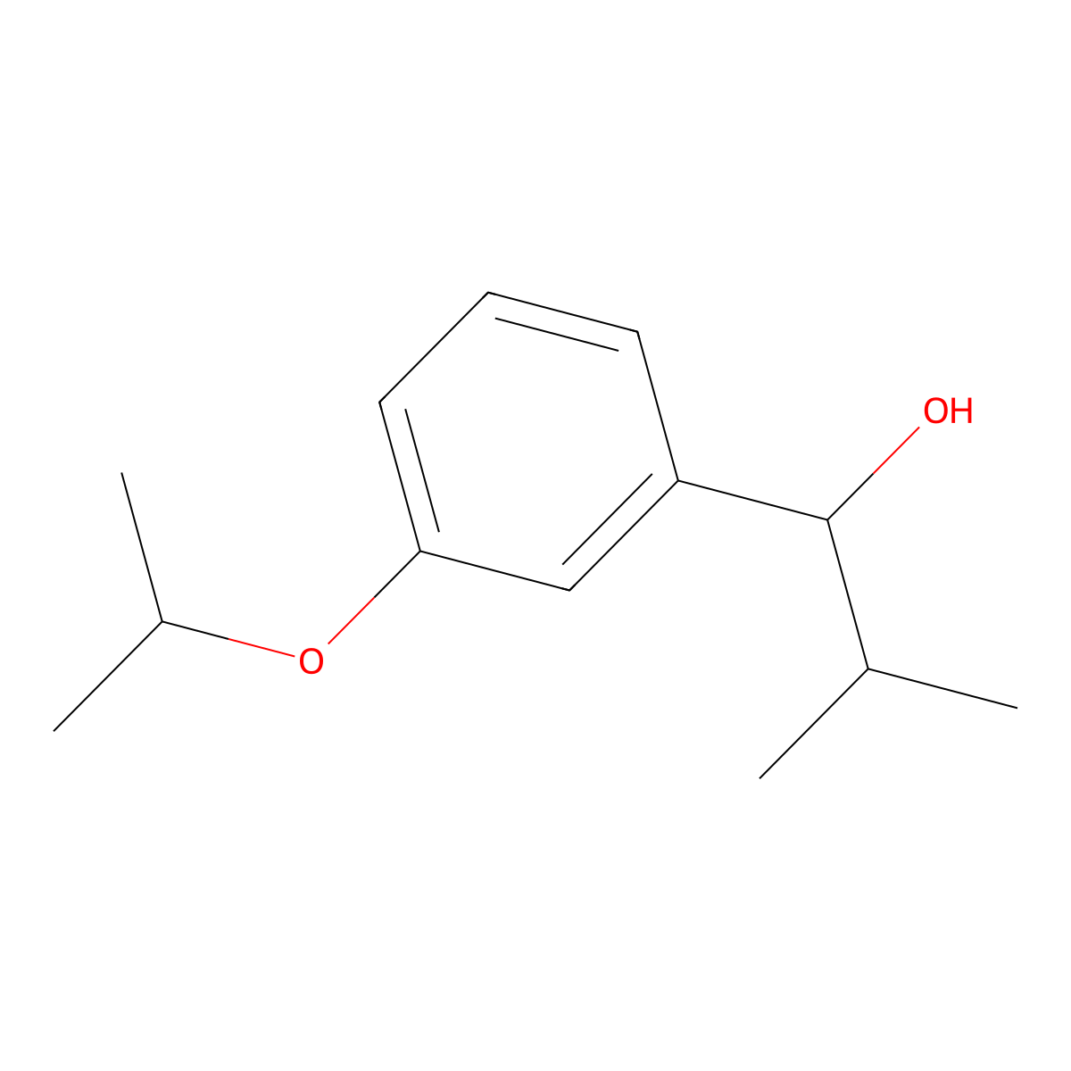 1-(3-Isopropoxyphenyl)-2-methylpropan-1-ol molecular structure, CAS 1343274-12-3