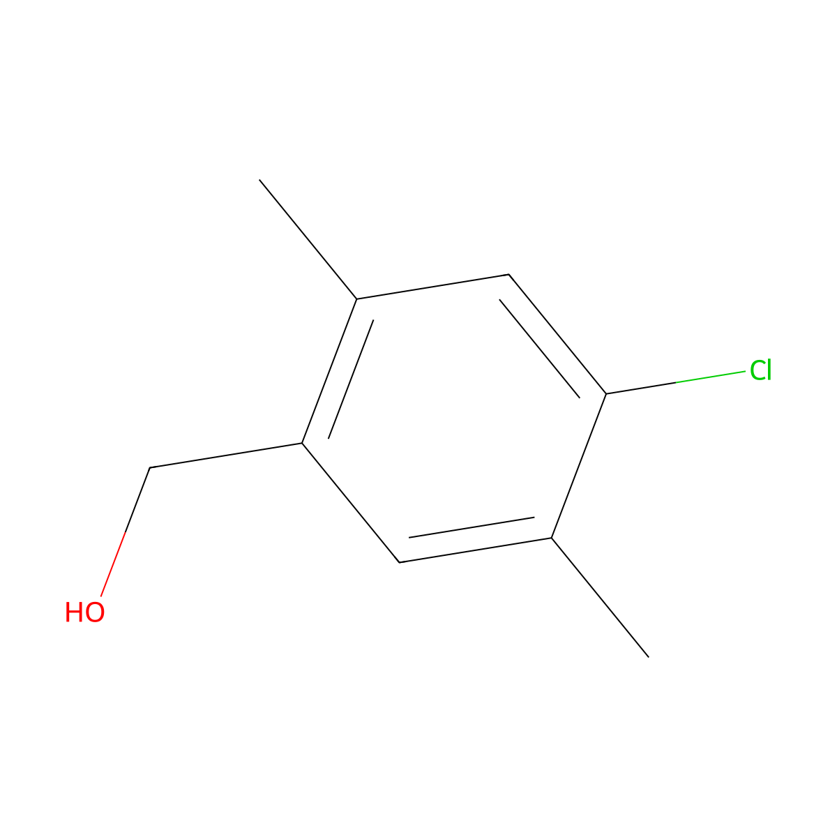 (4-Chloro-2,5-dimethylphenyl)methanol molecular structure, CAS 1343274-82-7