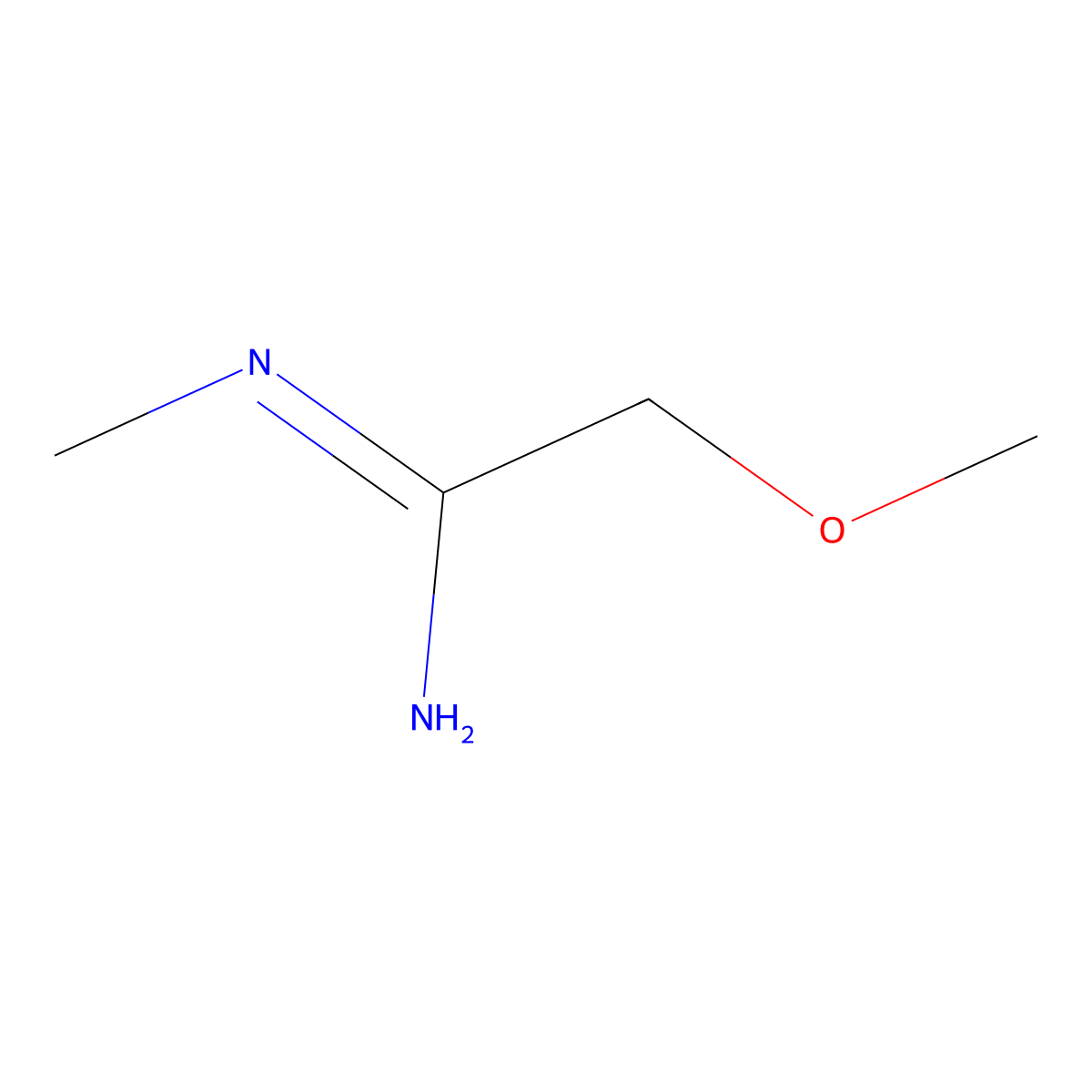 2-Methoxy-N-methylethanimidamide molecular structure, CAS 1343286-17-8