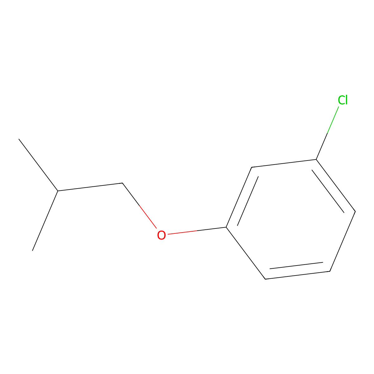 1-Chloro-3-(2-methylpropoxy)benzene molecular structure, CAS 1343289-00-8