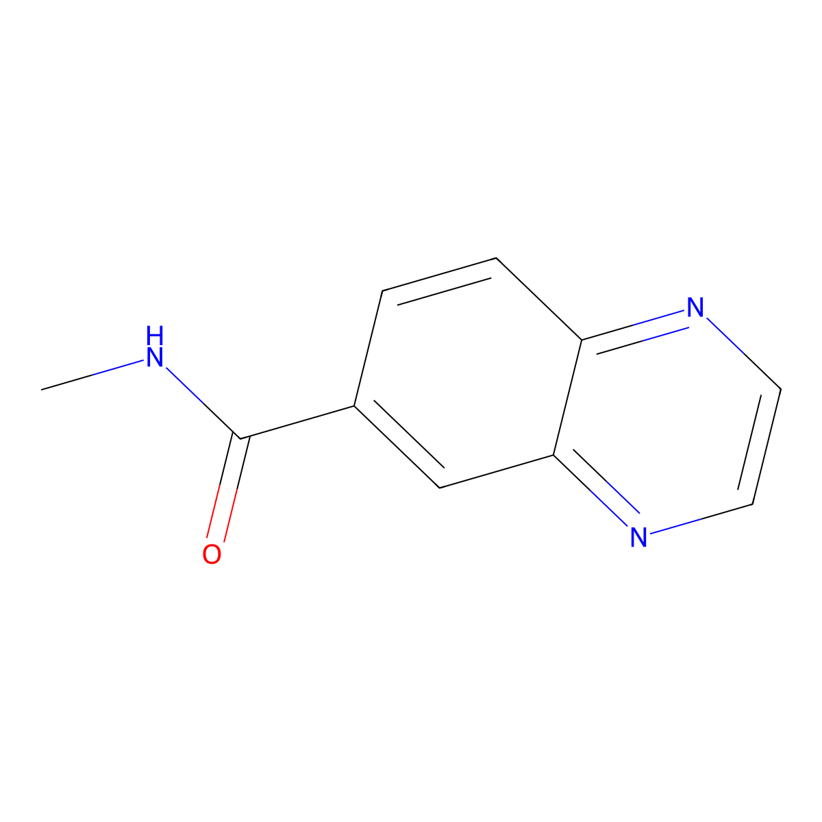 N-methylquinoxaline-6-carboxamide molecular structure, CAS 1343299-66-0