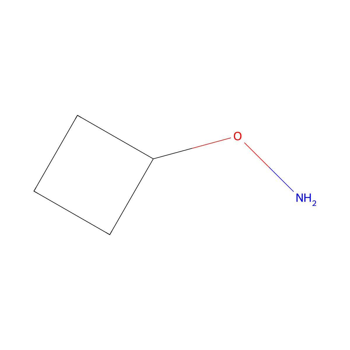 o-Cyclobutylhydroxylamine molecular structure, CAS 134330-48-6
