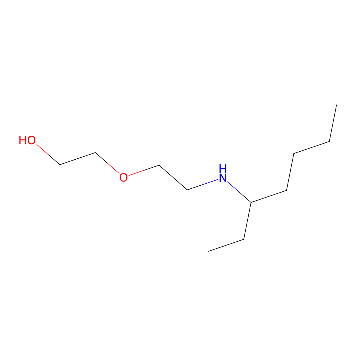 2-{2-[(Heptan-3-yl)amino]ethoxy}ethan-1-ol molecular structure, CAS 1343304-72-2