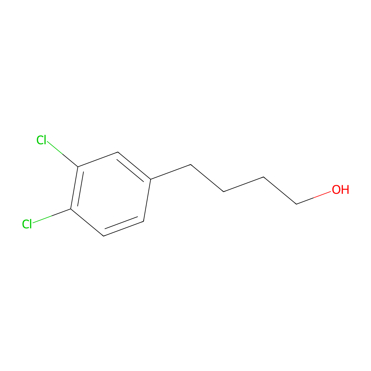 4-(3,4-Dichlorophenyl)butan-1-ol molecular structure, CAS 1343315-52-5
