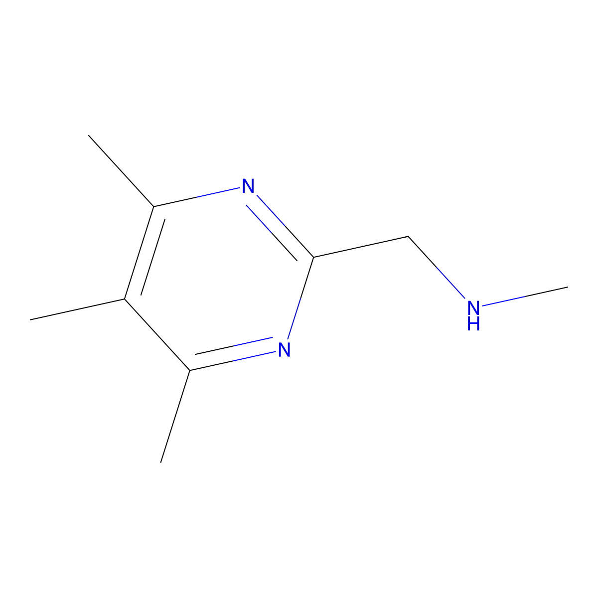 Methyl[(trimethylpyrimidin-2-YL)methyl]amine molecular structure, CAS 1343343-59-8