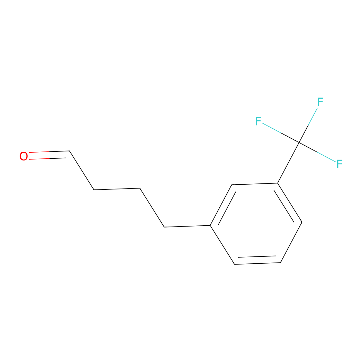 4-(3-(Trifluoromethyl)phenyl)butanal molecular structure, CAS 1343365-32-1