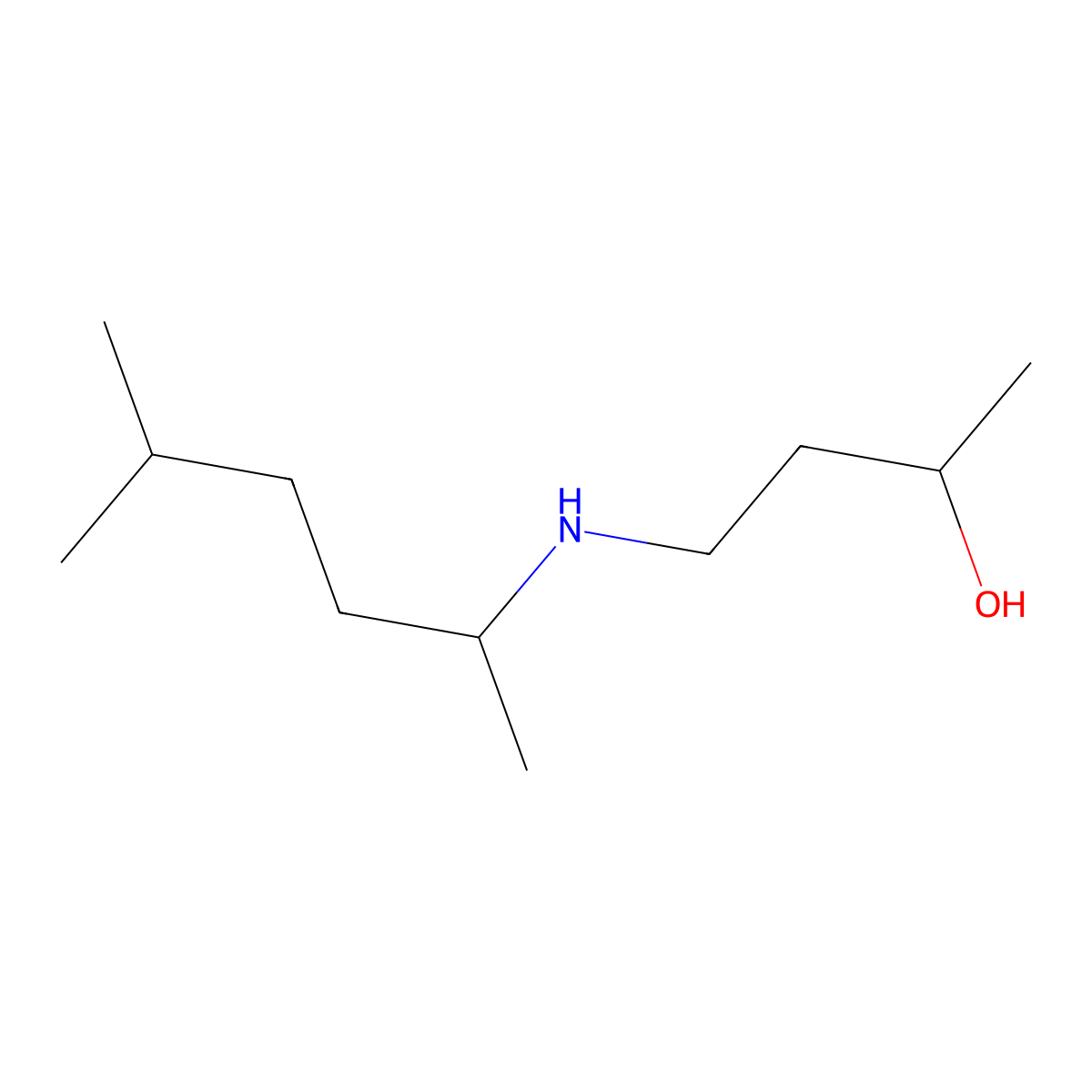 4-[(5-Methylhexan-2-yl)amino]butan-2-ol molecular structure, CAS 1343367-66-7