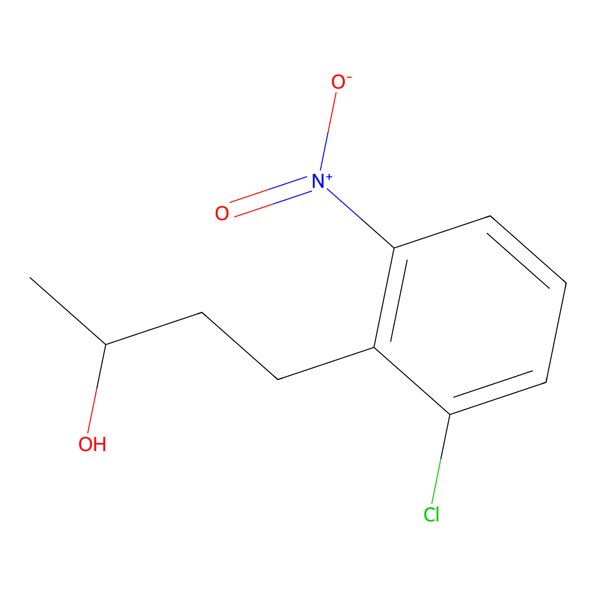 4-(2-Chloro-6-nitrophenyl)butan-2-ol molecular structure, CAS 1343392-26-6