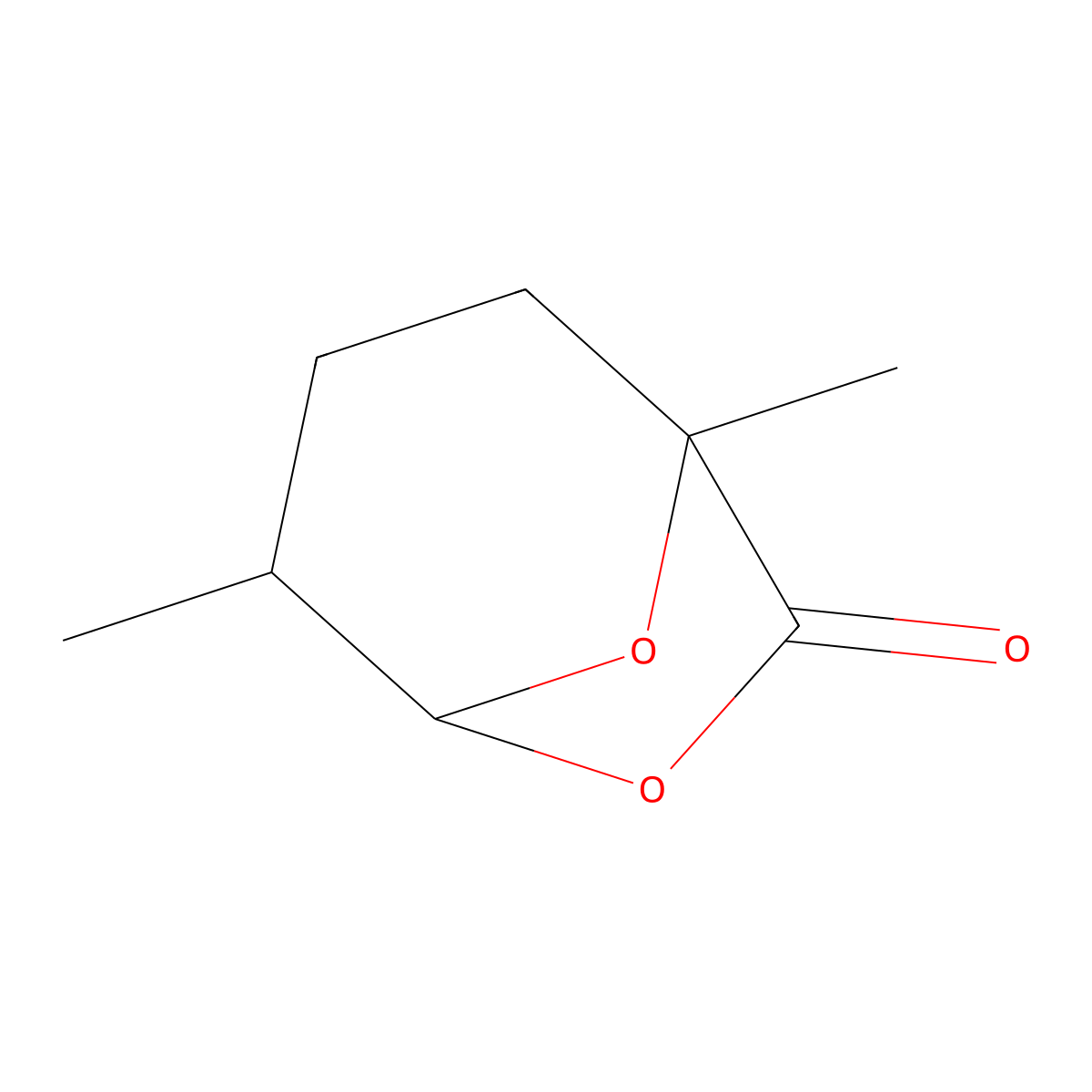 1,4-Dimethyl-6,8-dioxabicyclo[3.2.1]octan-7-one molecular structure, CAS 13434-06-5