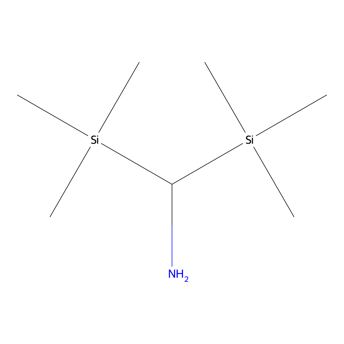 Bis(trimethylsilyl)methylamine molecular structure, CAS 134340-00-4