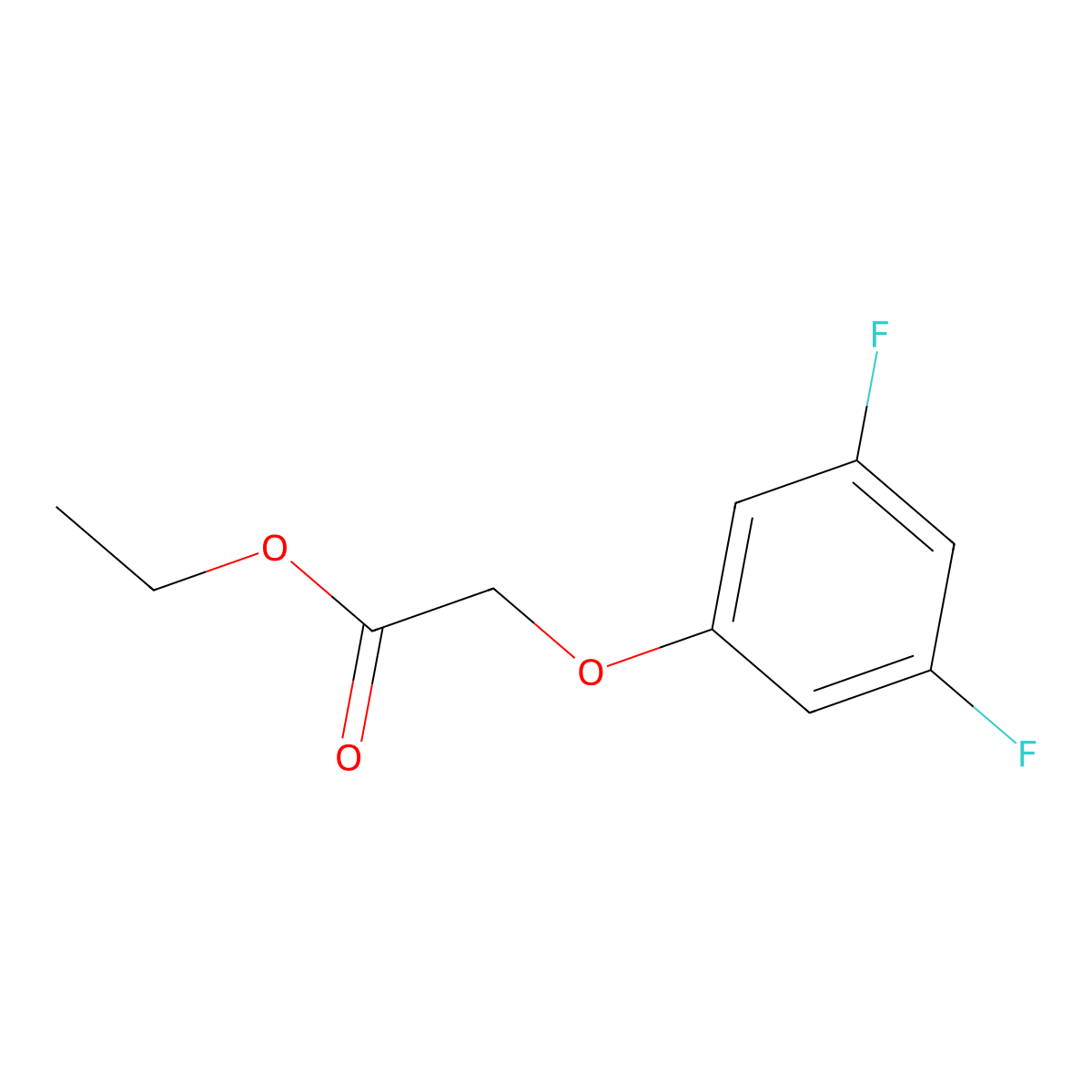 Ethyl 2-(3,5-difluorophenoxy)acetate molecular structure, CAS 1343442-11-4