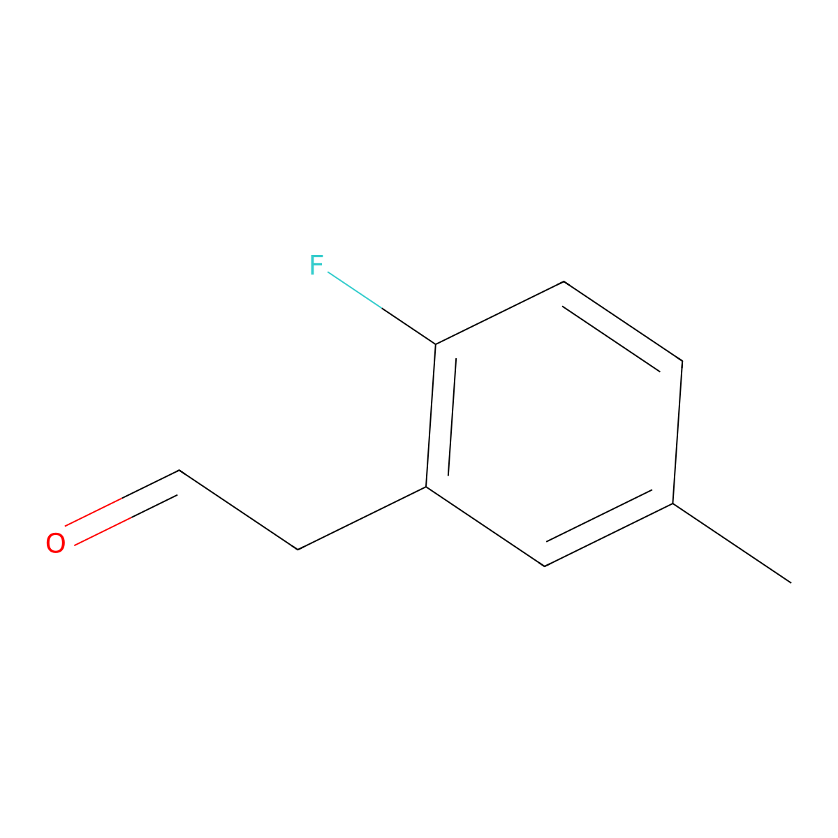 2-(2-Fluoro-5-methylphenyl)acetaldehyde molecular structure, CAS 1343446-72-9