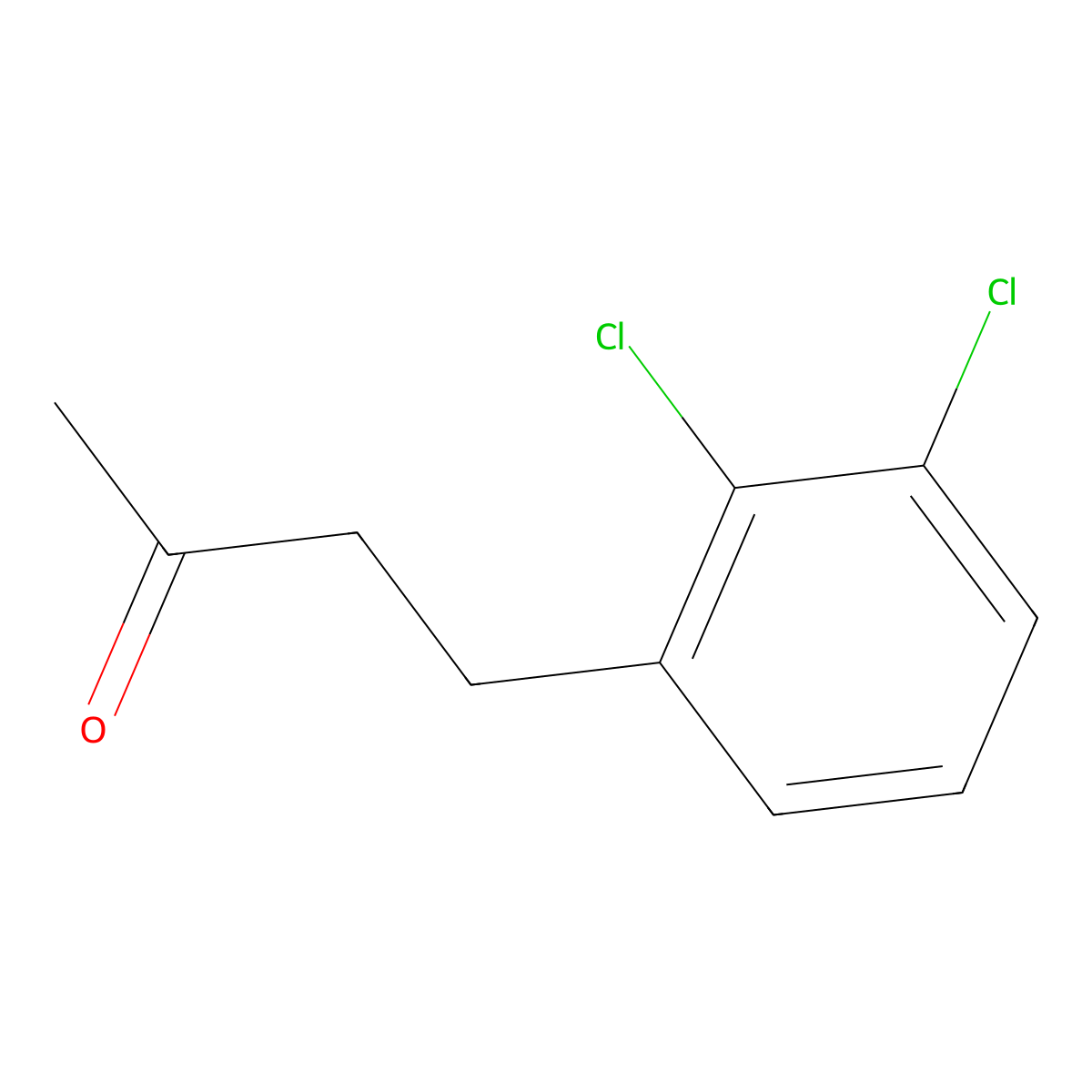 4-(2,3-Dichlorophenyl)butan-2-one molecular structure, CAS 1343483-97-5