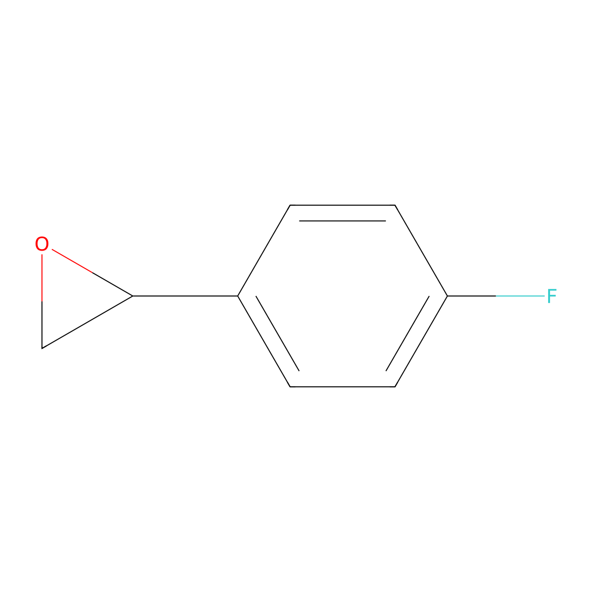 (R)-(4-Fluorophenyl)oxirane molecular structure, CAS 134356-74-4
