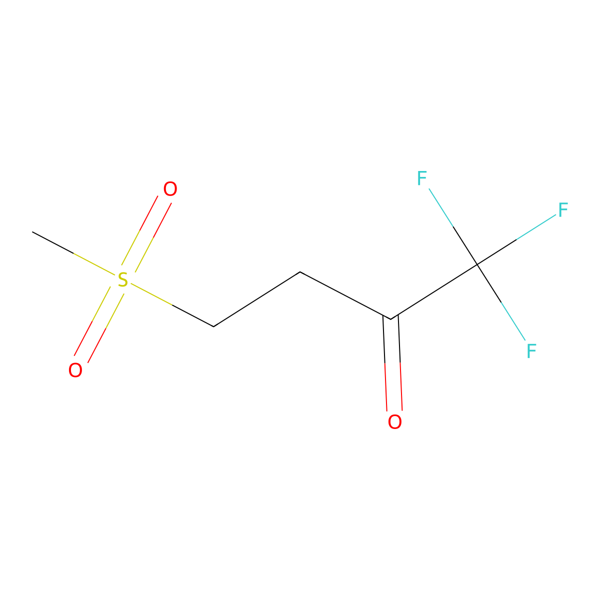 1,1,1-Trifluoro-4-methanesulfonylbutan-2-one molecular structure, CAS 1343593-04-3