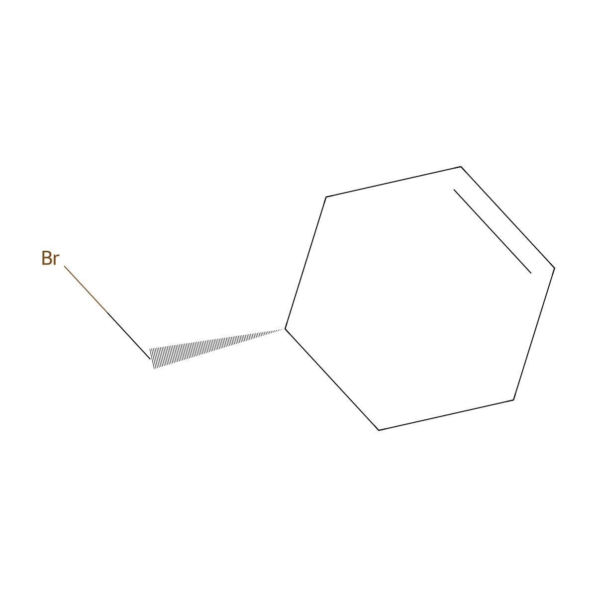 (S)-1-(bromomethyl)-3-cyclohexene molecular structure, CAS 134362-45-1