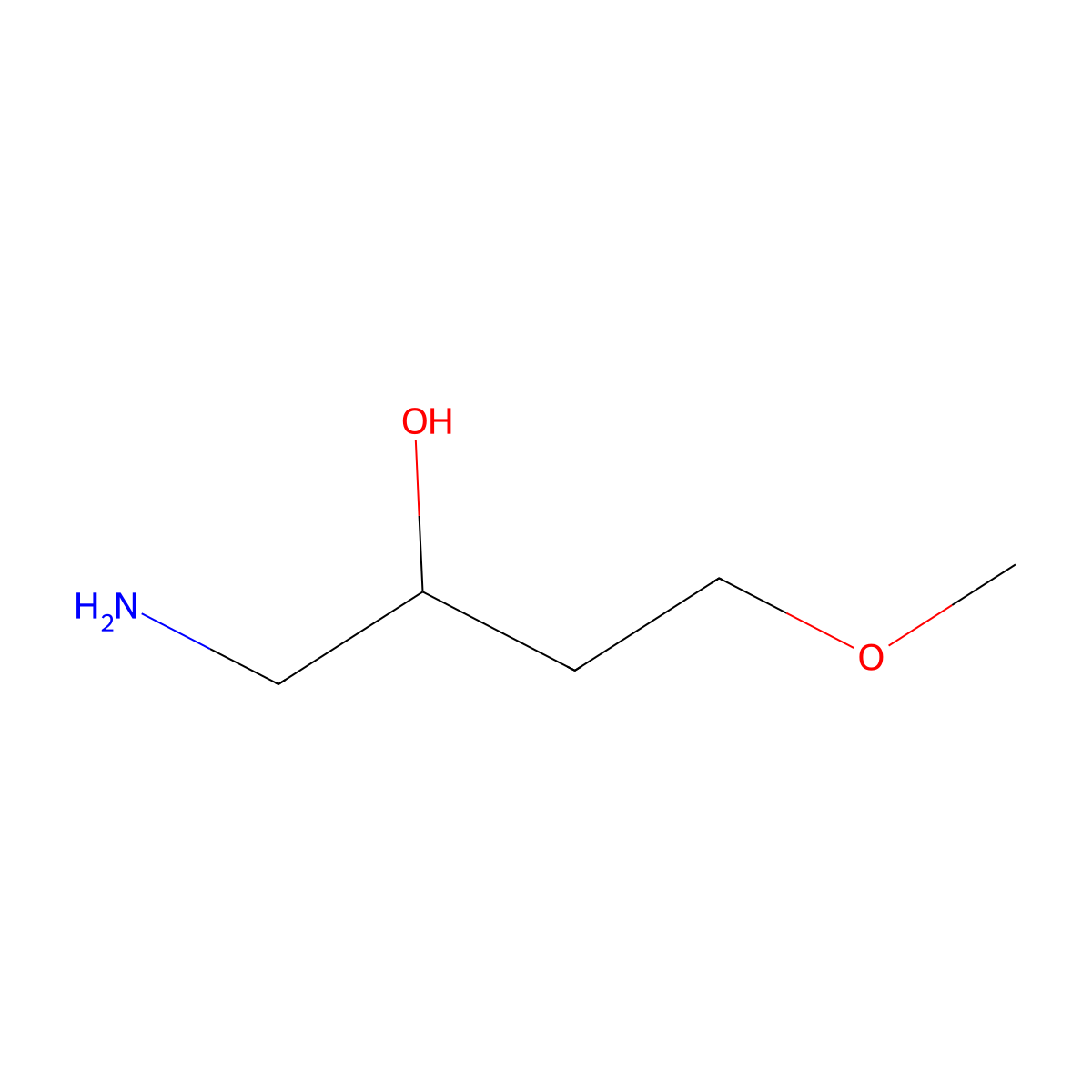 1-Amino-4-methoxybutan-2-ol molecular structure, CAS 1343646-84-3