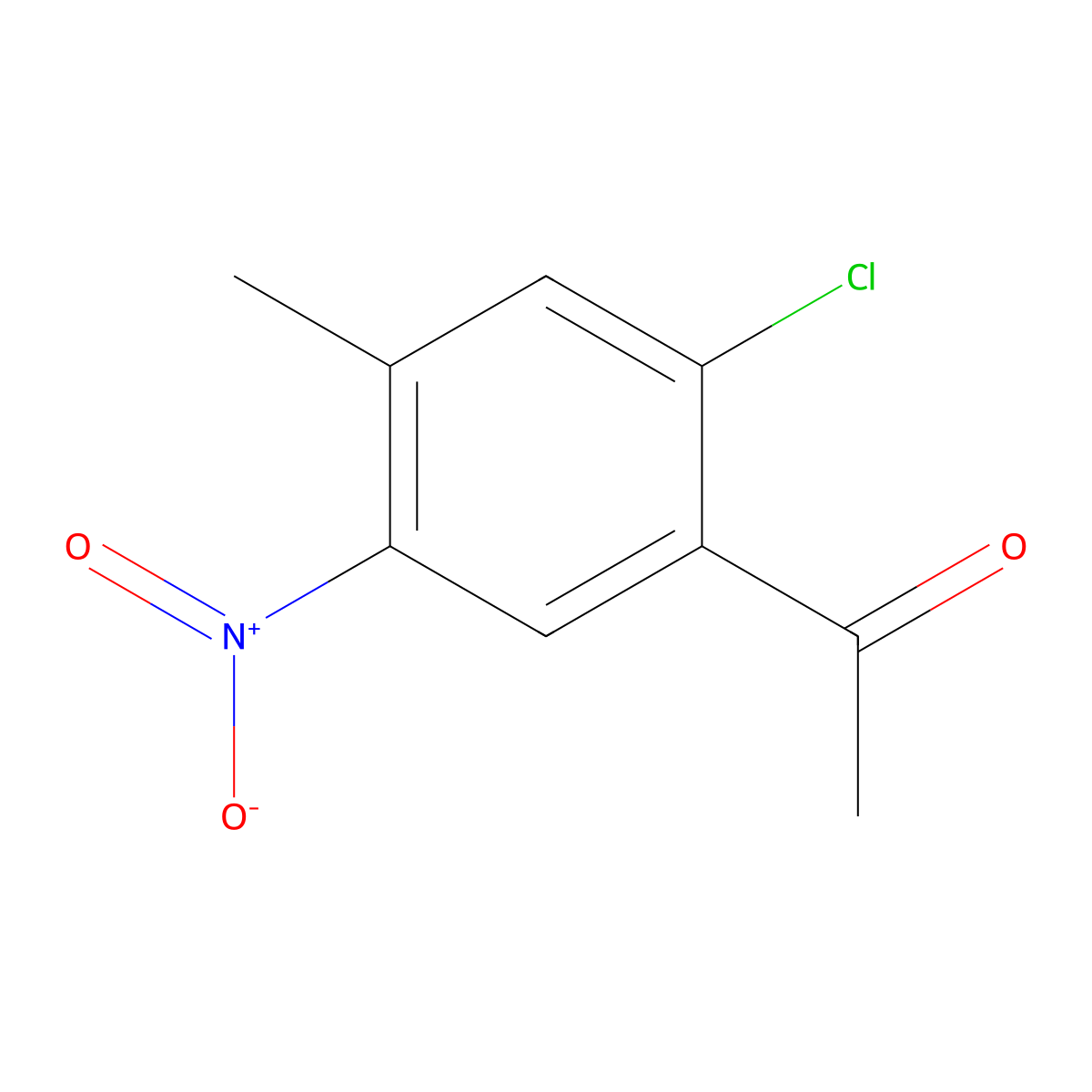 1-(2-Chloro-4-methyl-5-nitro-phenyl)-ethanone molecular structure, CAS 134365-28-9