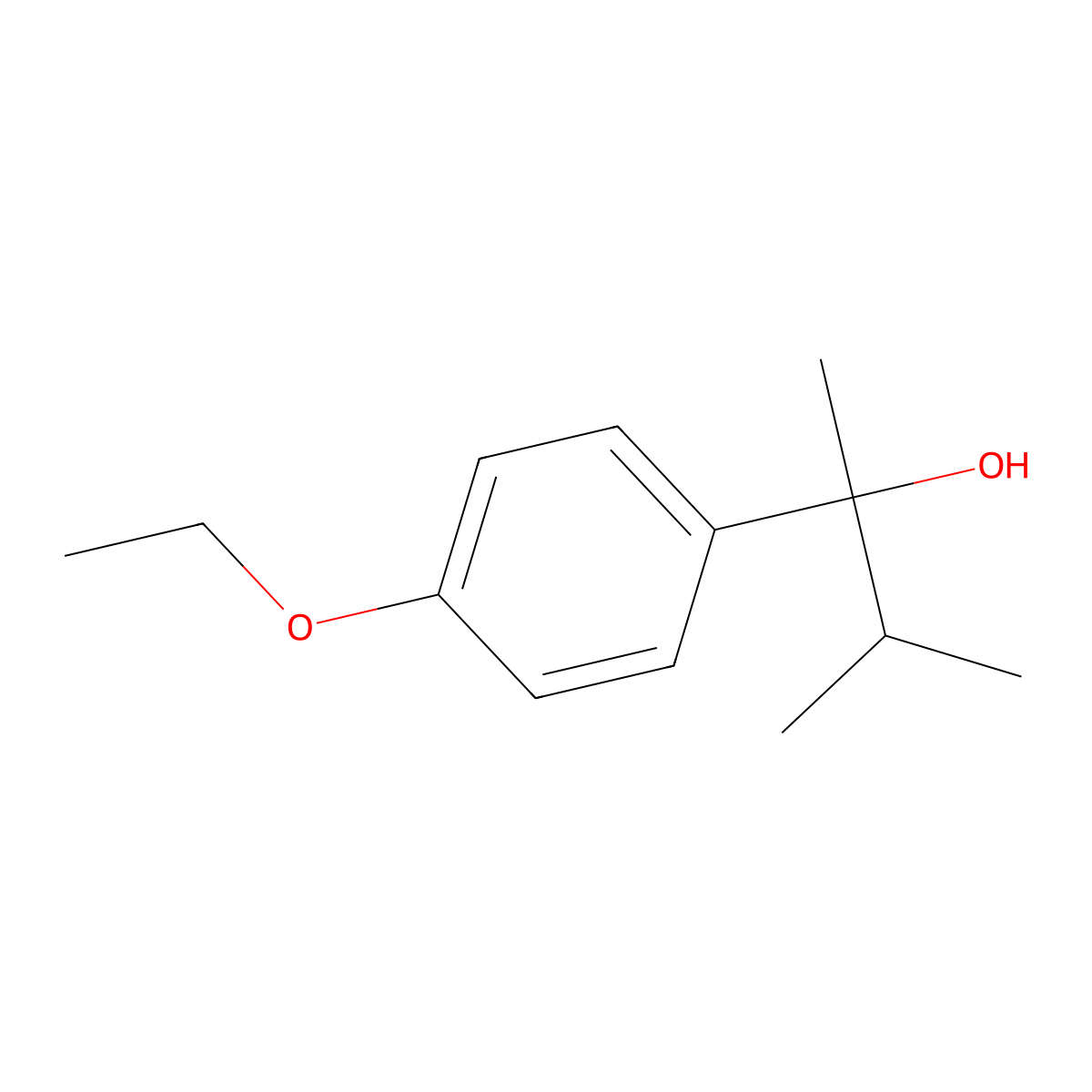 2-(4-Ethoxyphenyl)-3-methyl-butan-2-ol molecular structure, CAS 1343670-56-3
