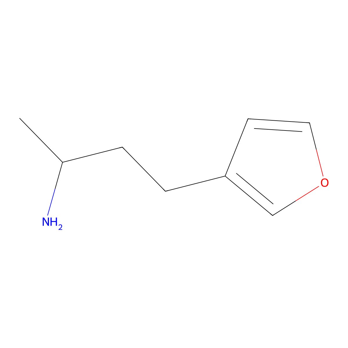 4-(Furan-3-yl)butan-2-amine molecular structure, CAS 1343694-40-5