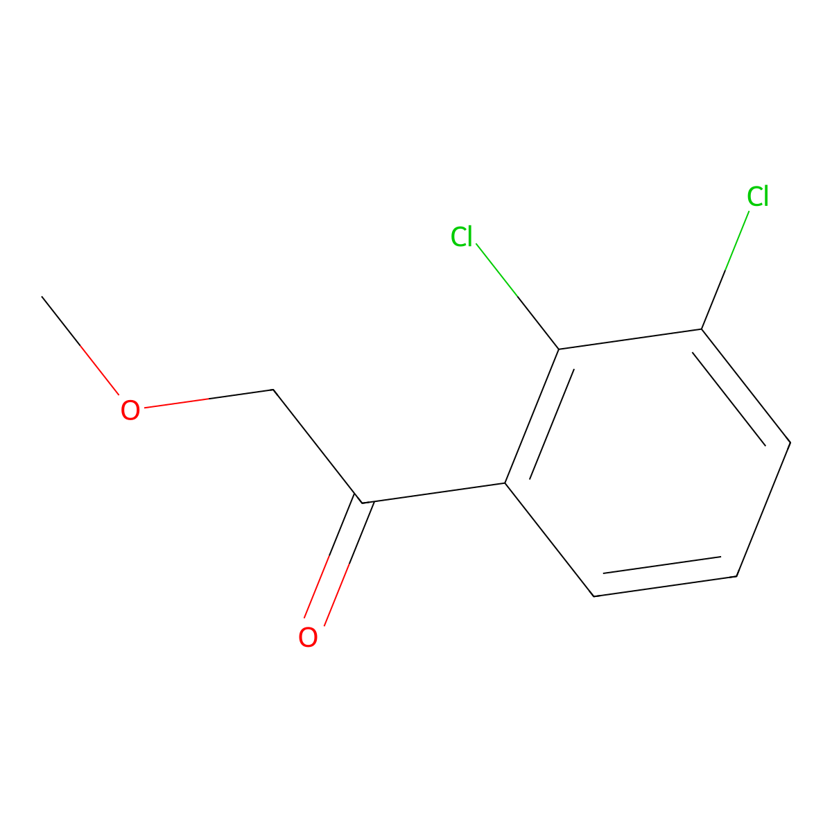 1-(2,3-Dichlorophenyl)-2-methoxyethanone molecular structure, CAS 1343717-06-5