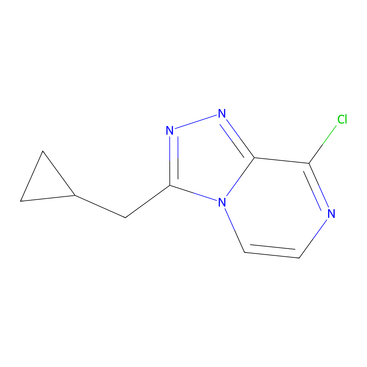 8-Chloro-3-(cyclopropylmethyl)-[1,2,4]triazolo[4,3-a]pyrazine molecular structure, CAS 1343718-12-6