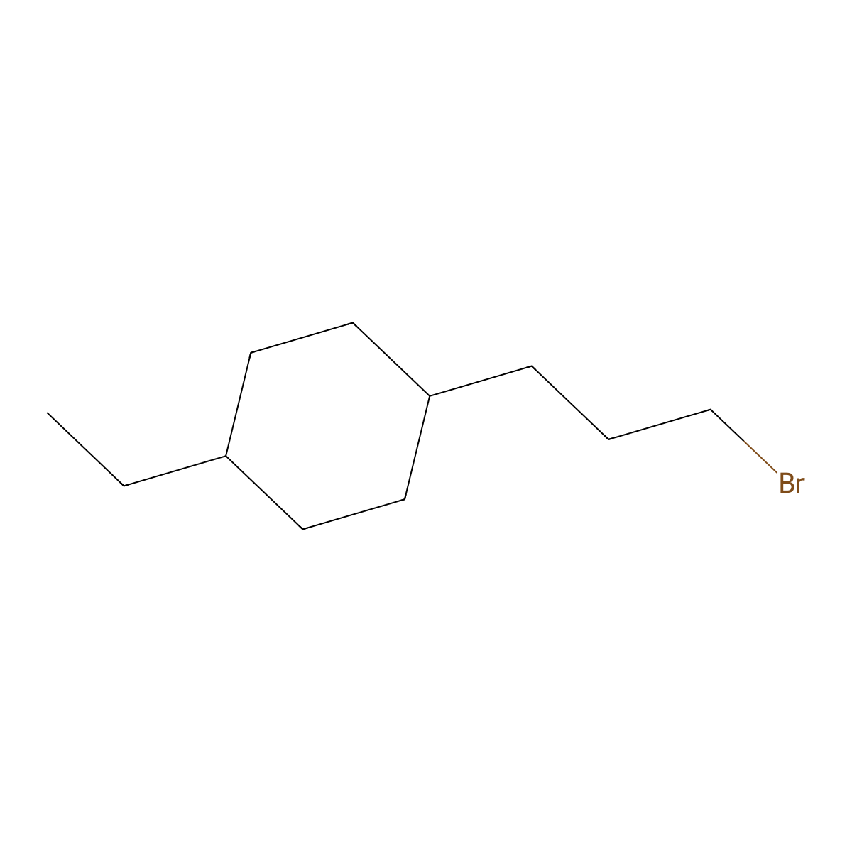 1-(3-Bromopropyl)-4-ethylcyclohexane molecular structure, CAS 1343721-00-5