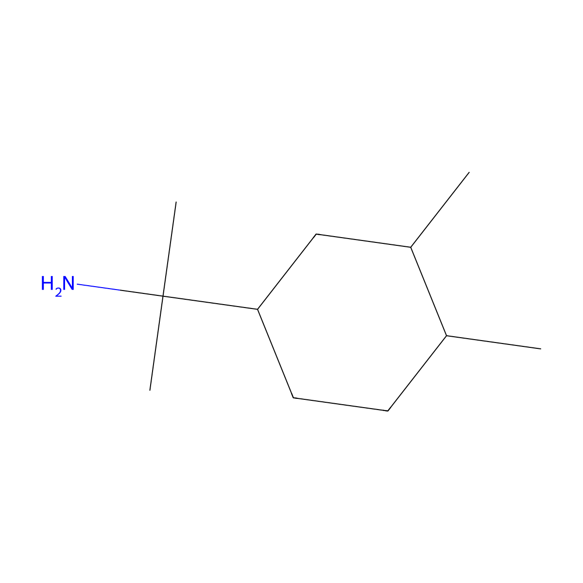 2-(3,4-Dimethylcyclohexyl)propan-2-amine molecular structure, CAS 1343735-52-3