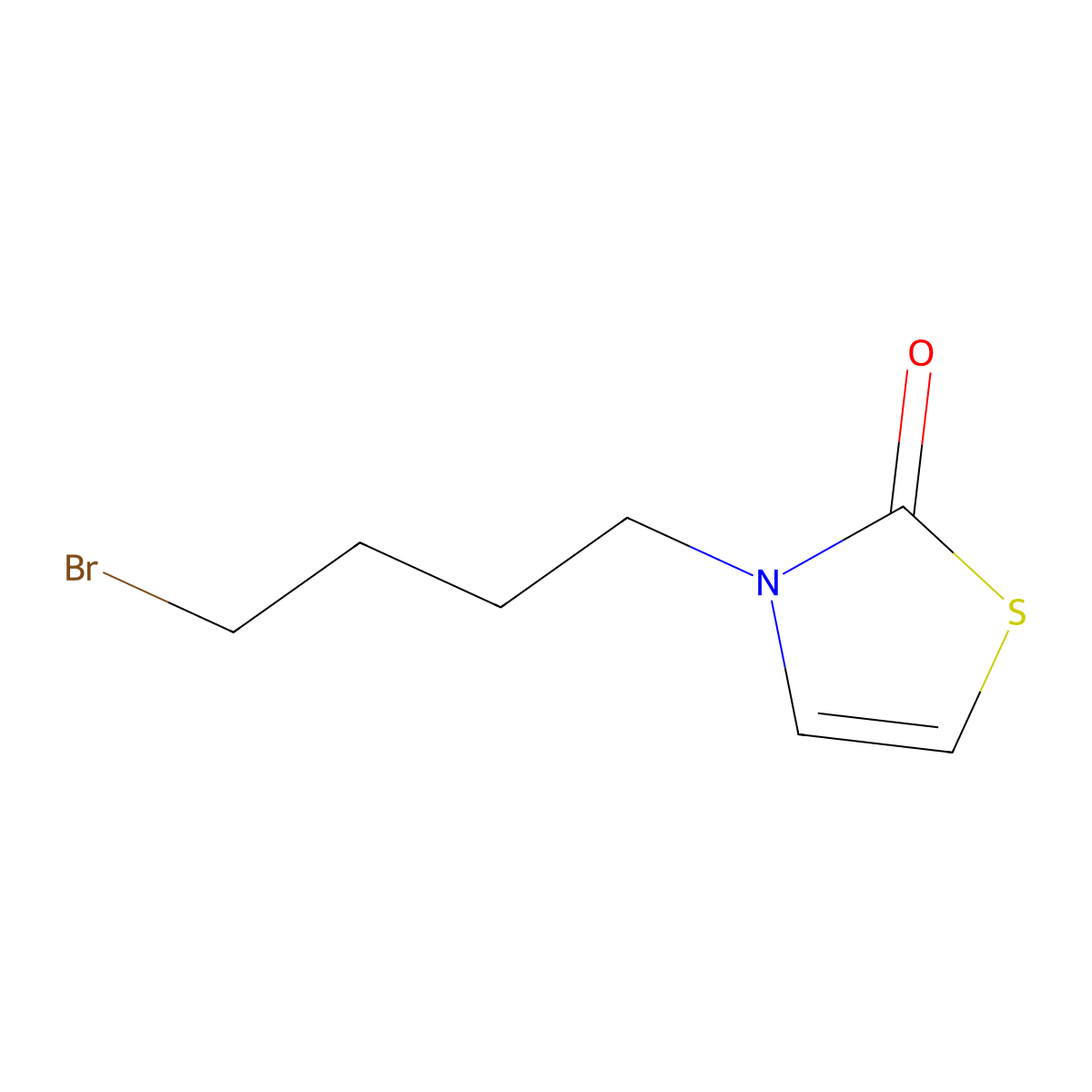 3-(4-Bromobutyl)-2,3-dihydro-1,3-thiazol-2-one molecular structure, CAS 1343773-65-8