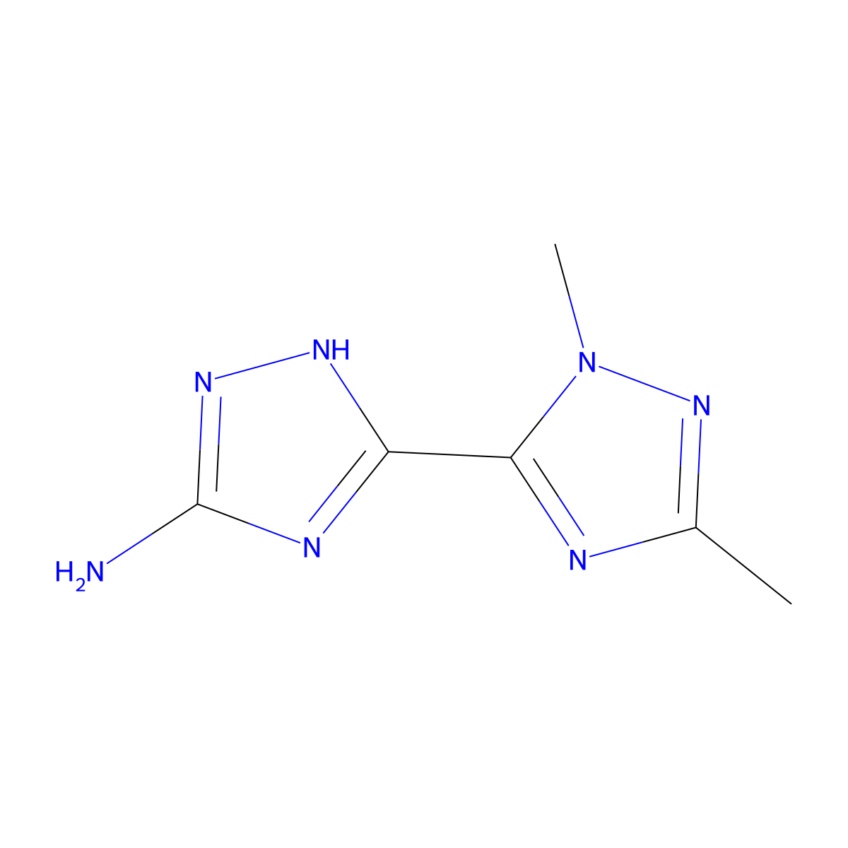 2',5'-Dimethyl-1h,2'h-[3,3'-bi(1,2,4-triazol)]-5-amine molecular structure, CAS 1343784-41-7