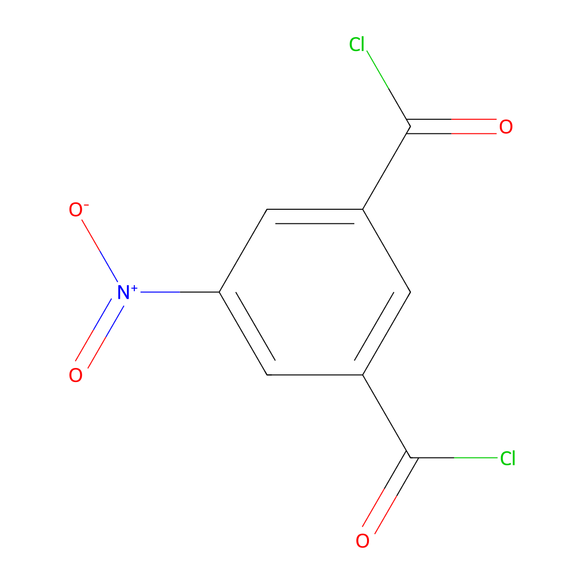 5-Nitroisophthaloyl chloride molecular structure, CAS 13438-30-7