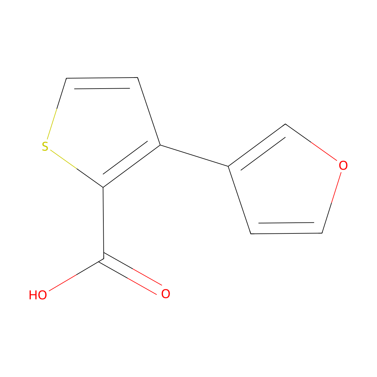 3-(Furan-3-yl)thiophene-2-carboxylic acid molecular structure, CAS 1343803-33-7