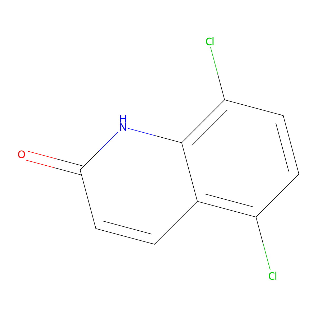 5,8-Dichloro-1,2-dihydroquinolin-2-one molecular structure, CAS 1343820-38-1