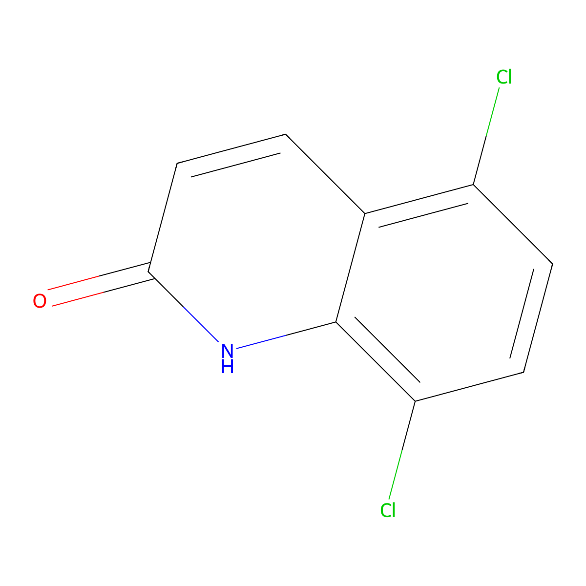 5,8-Dichloro-1,2-dihydroquinolin-2-one molecular structure, CAS 1343820-38-1
